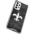 NFL New Orleans Saints Black & White Galaxy A53 5G Clear Case