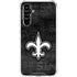 NFL New Orleans Saints Black & White Galaxy A54 5G Clear Case