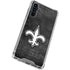 NFL New Orleans Saints Black & White Galaxy A54 5G Clear Case