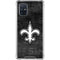 NFL New Orleans Saints Black & White Galaxy A71 5G Clear Case