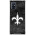 NFL New Orleans Saints Black & White Galaxy A71 5G Clear Case