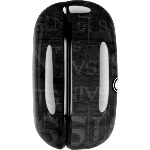 NFL New Orleans Saints Black & White Galaxy Buds Pro Skin