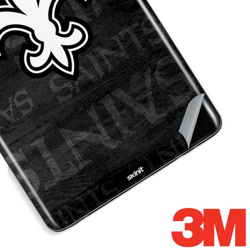 NFL New Orleans Saints Black & White Galaxy Note 8 Skin