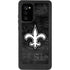NFL New Orleans Saints Black & White Galaxy Note20 5G Waterproof Case