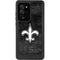 NFL New Orleans Saints Black & White Galaxy Note20 Ultra 5G Waterproof Case