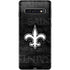 NFL New Orleans Saints Black & White Galaxy S10 Skin