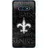 NFL New Orleans Saints Black & White Galaxy S10e Skin