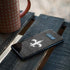 NFL New Orleans Saints Black & White Galaxy S10e Skin