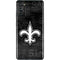 NFL New Orleans Saints Black & White Galaxy S20 Fan Edition Skin