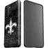 NFL New Orleans Saints Black & White Galaxy S21 FE Pro Case