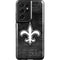 NFL New Orleans Saints Black & White Galaxy S21 Ultra 5G Pro Case