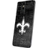 NFL New Orleans Saints Black & White Galaxy S21 Ultra 5G Skin