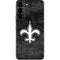 NFL New Orleans Saints Black & White Galaxy S22 Skin
