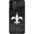 NFL New Orleans Saints Black & White Galaxy S22 Skin