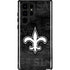 NFL New Orleans Saints Black & White Galaxy S22 Ultra Pro Case