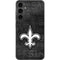NFL New Orleans Saints Black & White Galaxy S23 FE Skin