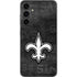 NFL New Orleans Saints Black & White Galaxy S23 FE Skin