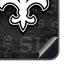 NFL New Orleans Saints Black & White Galaxy S23 FE Skin