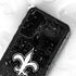 NFL New Orleans Saints Black & White Galaxy S23 Plus Waterproof Case