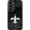 NFL New Orleans Saints Black & White Galaxy S23 Pro Case