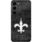 NFL New Orleans Saints Black & White Galaxy S23 Skin