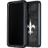 NFL New Orleans Saints Black & White Galaxy S23 Waterproof Case