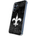 NFL New Orleans Saints Black & White Galaxy S24 Clear Case
