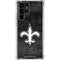 NFL New Orleans Saints Black & White Galaxy S24 Ultra Clear Case
