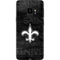 NFL New Orleans Saints Black & White Galaxy S9 Skin