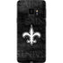 NFL New Orleans Saints Black & White Galaxy S9 Skin