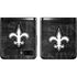 NFL New Orleans Saints Black & White Galaxy Z Flip Skin