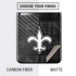 NFL New Orleans Saints Black & White Galaxy Z Flip Skin