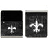 NFL New Orleans Saints Black & White Galaxy Z Flip3 5G Skin