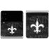 NFL New Orleans Saints Black & White Galaxy Z Flip4 5G Skin