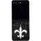 NFL New Orleans Saints Black & White Galaxy Z Flip5 5G Skin