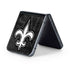 NFL New Orleans Saints Black & White Galaxy Z Flip5 5G Skin