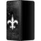 NFL New Orleans Saints Black & White Galaxy Z Fold3 5G Skin
