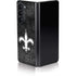 NFL New Orleans Saints Black & White Galaxy Z Fold5 5G Skin
