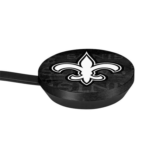 NFL New Orleans Saints Black & White Google Stadia Controller Skin
