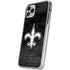 NFL New Orleans Saints Black & White iPhone 11 Pro Clear Case