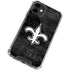 NFL New Orleans Saints Black & White iPhone 12 Clear Case