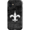 NFL New Orleans Saints Black & White iPhone 12 Impact Case