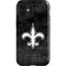 NFL New Orleans Saints Black & White iPhone 12 Mini Impact Case