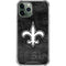 NFL New Orleans Saints Black & White iPhone 12 Pro Clear Case