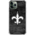 NFL New Orleans Saints Black & White iPhone 12 Pro Clear Case