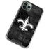 NFL New Orleans Saints Black & White iPhone 12 Pro Clear Case