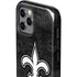 NFL New Orleans Saints Black & White iPhone 12 Pro Impact Case