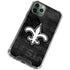 NFL New Orleans Saints Black & White iPhone 12 Pro Max Clear Case