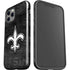 NFL New Orleans Saints Black & White iPhone 12 Pro Max Impact Case