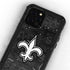 NFL New Orleans Saints Black & White iPhone 12 Pro Waterproof Case